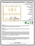 Hedges Family Le Blanc Red Mountain Washington