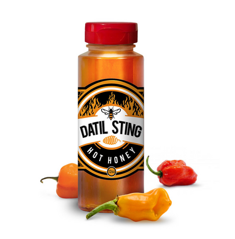 12oz Datil Sting Hot Honey - World Honey Market